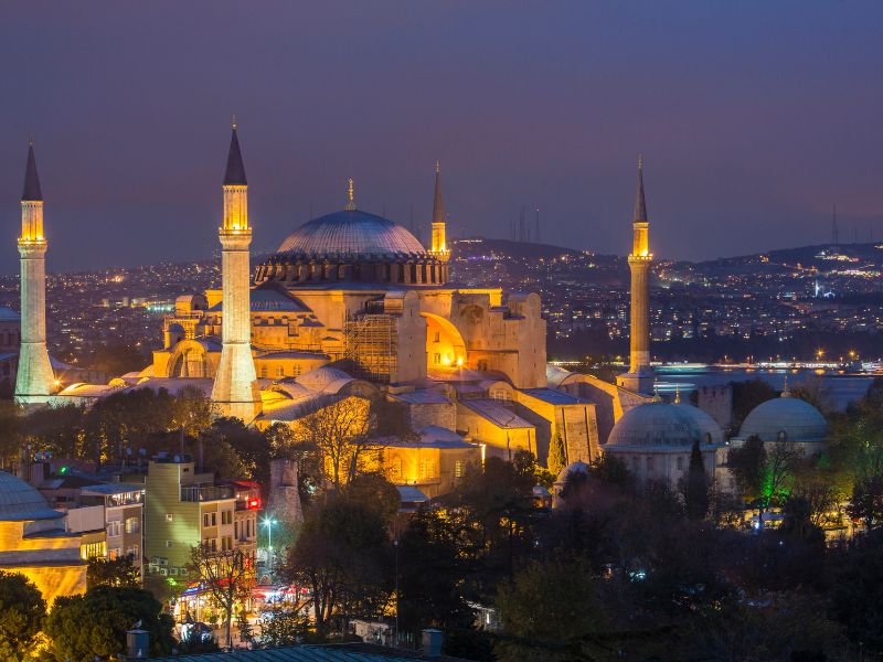 Minarets of Hagia Sophia