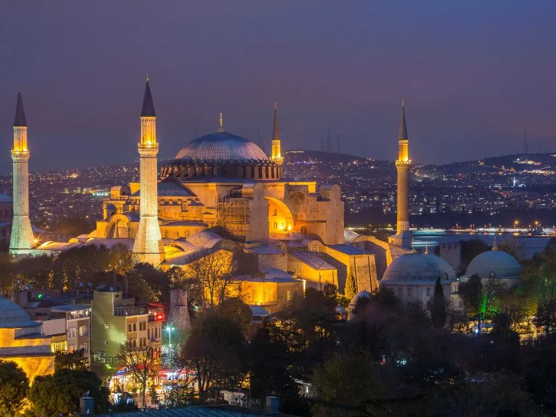 Minarets of Hagia Sophia
